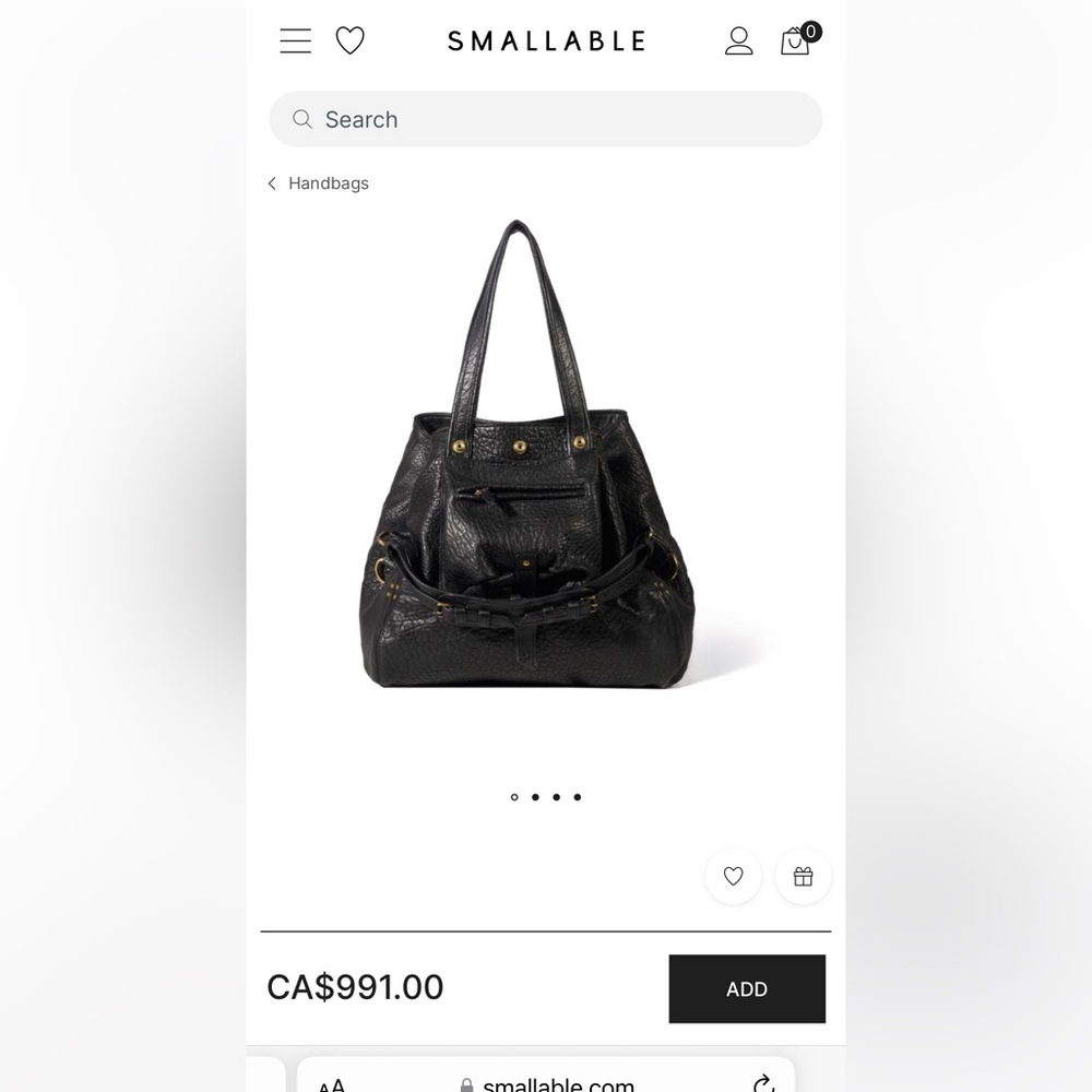 Jérôme Dreyfuss Bag, Very good condition, bubbled lambskin.